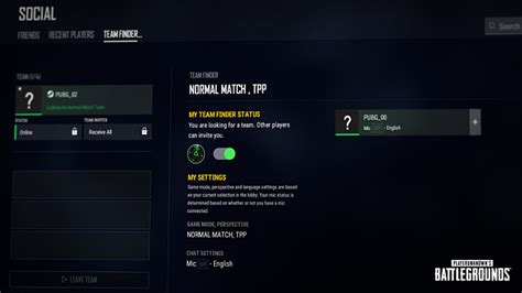 pubg team finder.